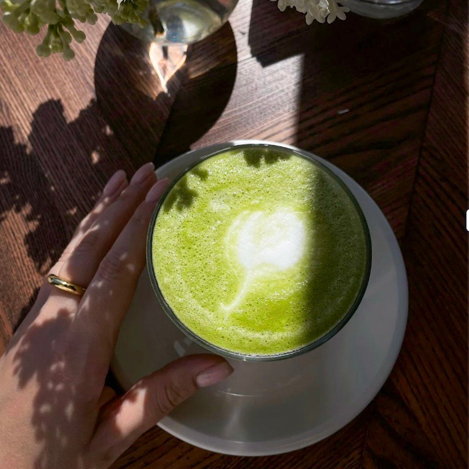 My Creamy Matcha Latte with Easy Homemade Almond Milk Recipe