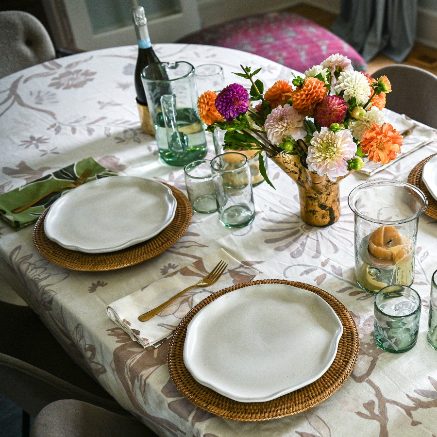 Half Past Seven x Maison Venu: Bougainvillea Dinner Napkins