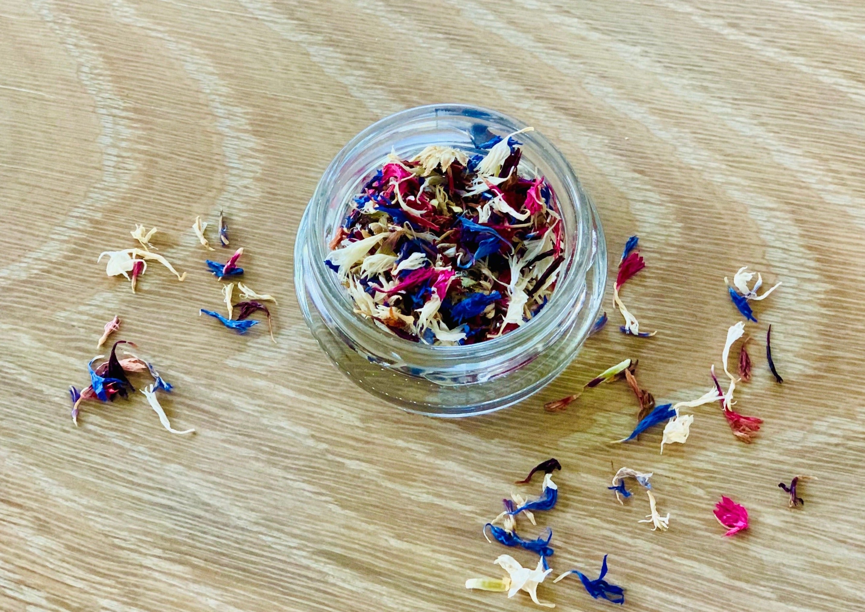 Edible Dried Flower Sprinkles for Decorations, Cooking, Free