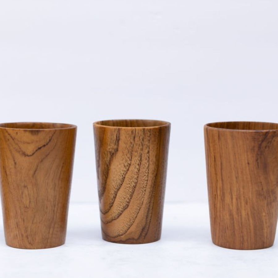 Teak Tumbler (set of 2)