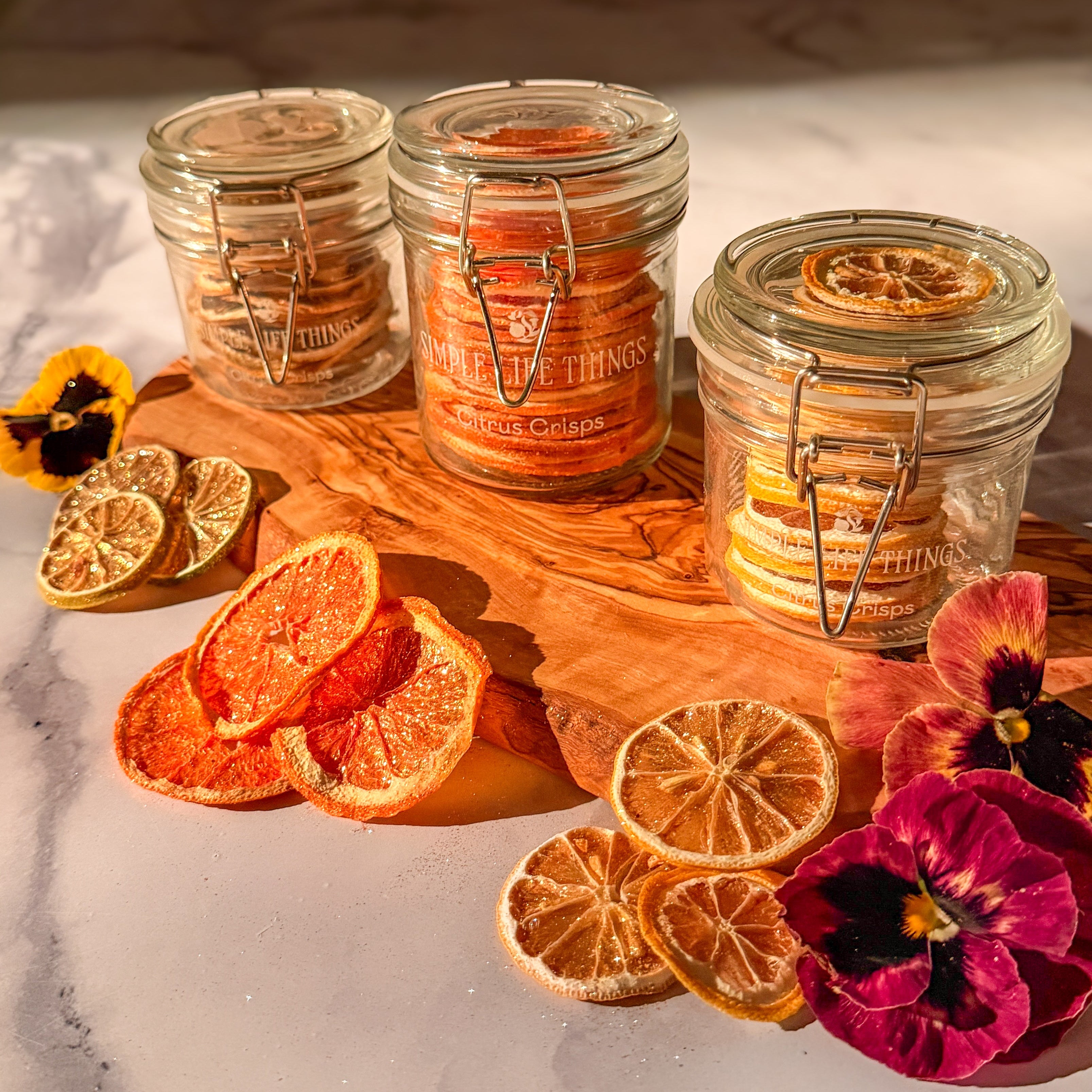 Shimmering Citrus Crisps