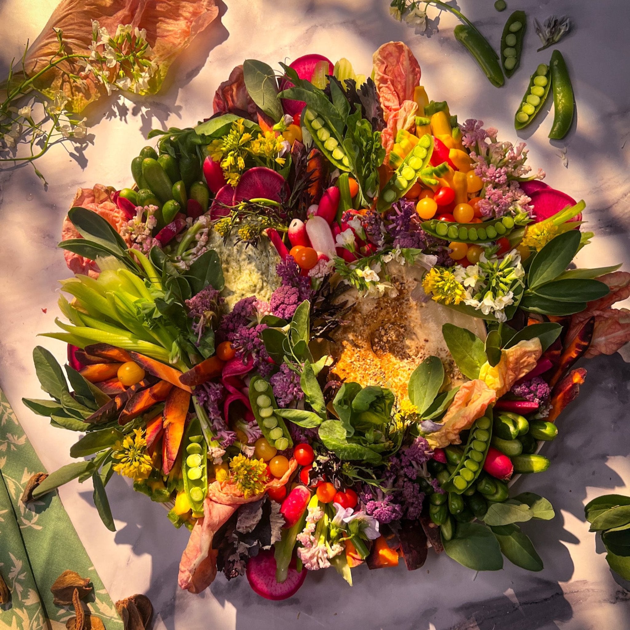 The Seasonal Crudités Board