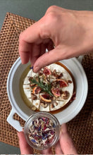 Load image into Gallery viewer, Brie with hand sprinking dried flowers
