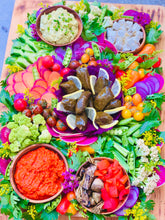 Load image into Gallery viewer, crudites mezze appetizer board for delivery and entertaining
