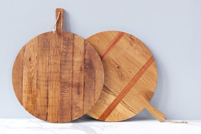 large round oak board