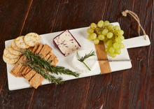 Load image into Gallery viewer, White Rectangle Charcuterie Board - Simple Life Things
